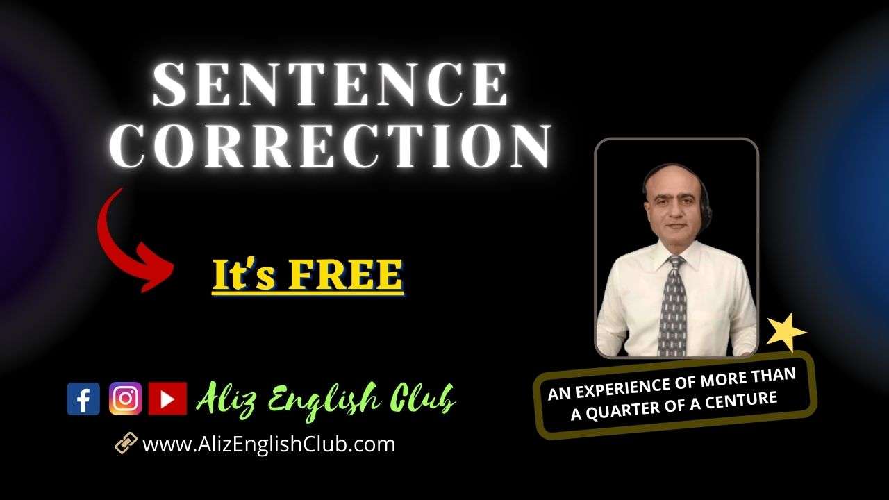Free Course on Sentence Correction for CS, BA, BS