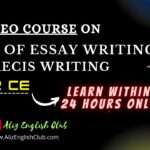 The Art of Essay and Precis Writing for CSS and PMS – New Edition