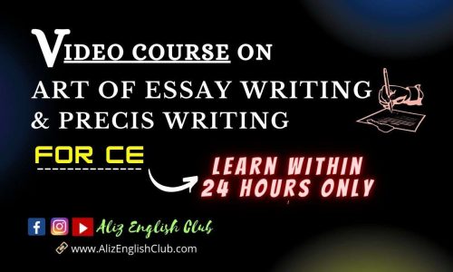 The Art of Essay and Precis Writing for CSS and PMS – New Edition
